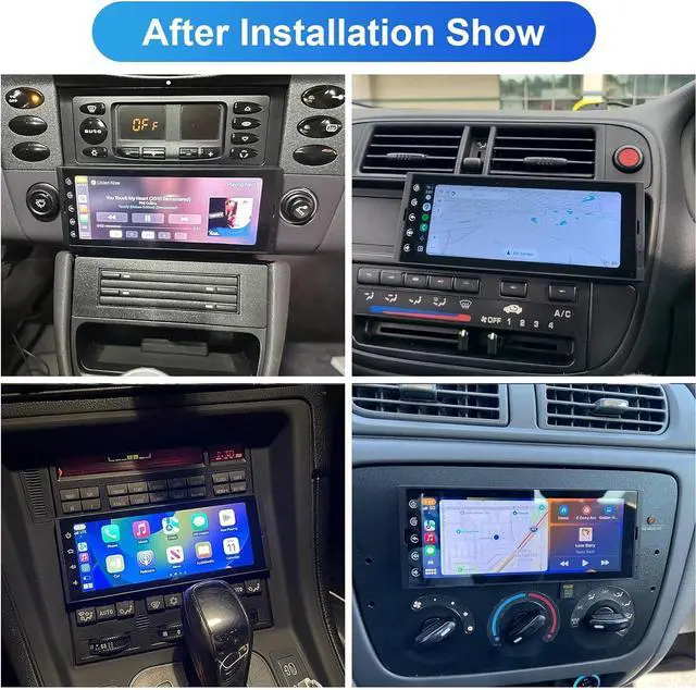 Alt view image 5 of 7 - Single Din Touchscreen Car Stereo CarPlay Wireless Android Auto, 6.9 Inch Radio Multimedia with GPS Navigation Hands Free Calling WiFi FM SWC USB, Bluetooth Car Audio Receiver