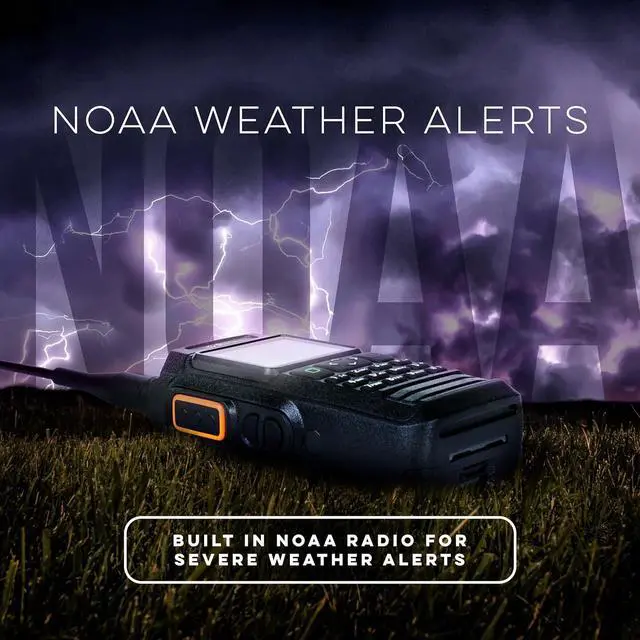 Alt view image 5 of 7 - UV-PRO IP67 Dual Band VHF/UHF Two-Way Radio - APRS, Bluetooth, GPS, Text Messaging, Aviation Band Scanner, NOAA Weather Alerts, USB-C Rechargeable Battery