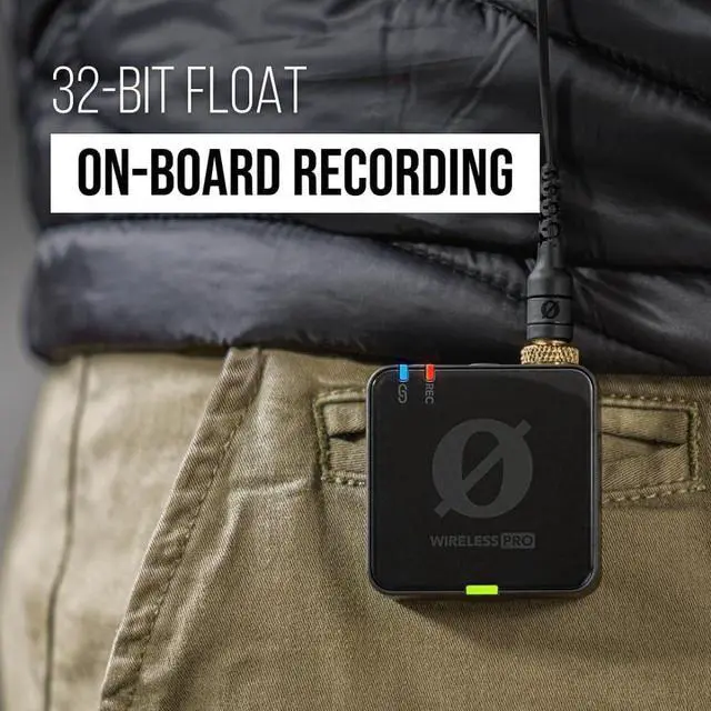 Alt view image 4 of 7 - Wireless PRO Compact Wireless Microphone System with Timecode, 32-bit Float On-board Recording, 2 Lavalier Microphones and Smart Charge Case for Filmmaking and Content Creation