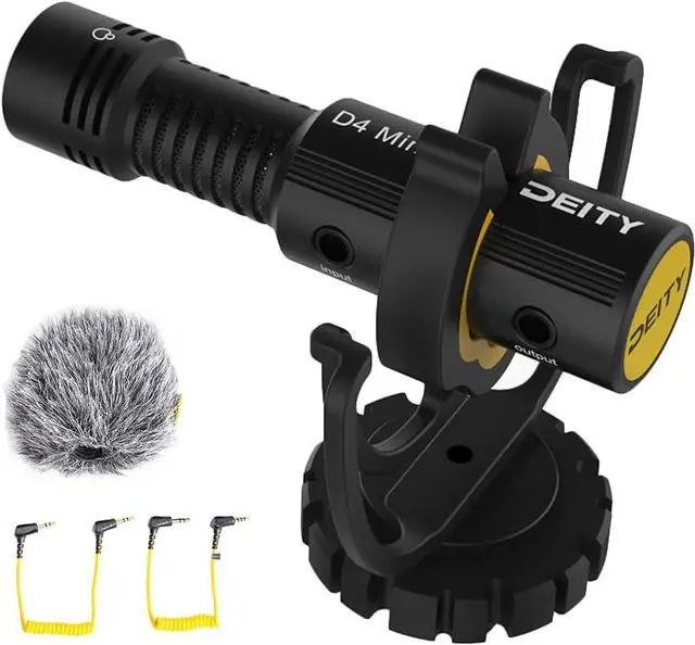 V-Mic D4 Mini Microphone On-Camera Interview Mic Super Cardioid Compact Perfect for Vlog Pocket Cam DSLR Camera,Podcast, Voice Dictation,Recording YouTube, Interview, Video Conference