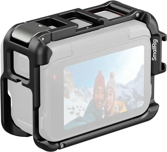 Main image of Utility Frame Cage for Insta360 Ace Pro 2 / Ace Pro, Supports Horizontal and Vertical Shooting, Action Camera Mounting Frame with Mounting Claw and Cold Shoe for Video Light Microphone - 5000