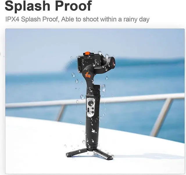 Alt view image 3 of 7 - iSteady Pro 4 3-Axis Gimbal Stabilizer for GoPro 13/12/11/10/9 8/7/6/5, for Osmo Action and Other Action Cameras,Support Bluetooth & Cable Control, IPX4 Splash Proof with Tripod