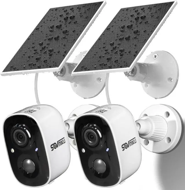 Main image of 2CG6 Solar Security Camera Wireless Outdoor,Battery Powered,Easy to Setup,PIR Motion Detection,Two Way Audio, Audible Flashlight Siren,2.4GHz Wi-Fi Color Night Vision, 180 Days Exchange Policy