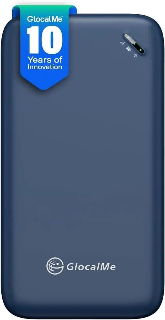 Main image of 4G LTE Portable WiFi Hotspot for Travel, Pocket WiFi Mobile Hotspot Device with Global 1.1GB Data, Available in 200+ Countries, No Contract or SIM Card Needed (Blue)