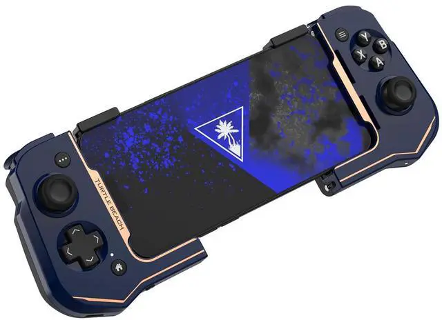Alt view image 4 of 7 - Turtle Beach Atom Mobile Game Controller with Bluetooth for Cloud Gaming on iPhone with Compact Shape, Console Style Controls & Low Latency Bluetooth  Cobalt Blue
