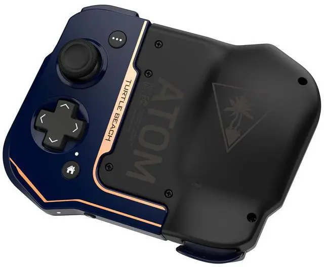 Alt view image 6 of 7 - Turtle Beach Atom Mobile Game Controller with Bluetooth for Cloud Gaming on iPhone with Compact Shape, Console Style Controls & Low Latency Bluetooth  Cobalt Blue