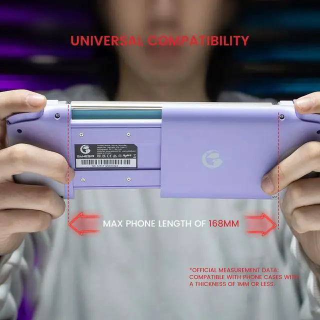 Alt view image 2 of 7 - X2s Type-C Mobile Gaming Controller for iPhone 15 Series (USB-C), Android & HarmonyOS Phones, Play Genshin Impact, Call of Duty, Diablo, Village & More
