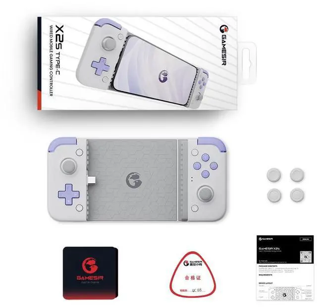 Alt view image 7 of 7 - X2s Type-C Mobile Gaming Controller for iPhone 15 Series (USB-C), Android & HarmonyOS Phones, Play Genshin Impact, Call of Duty, Diablo, Village & More