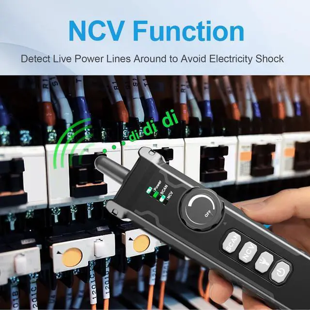 Alt view image 7 of 7 - NF-8506 Network Cable Tester with IP Scan, TDR CAT5 CAT6 Ethernet Cable Tester, PoE PingTest, Network Rate Test, Port Flashing, Network Tester Cable Toner for RJ11 RJ45