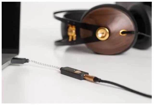 Alt view image 3 of 3 - iFi GO Link - Portable DAC & Headphone Amplifier - USB-C to 3.5mm Adapter - Improve Sound from Any Device - Gold-Plated 3.5mm Headphone Socket  Supports Hi-Resolution 32-bit/384kHz/DSD256/MQA