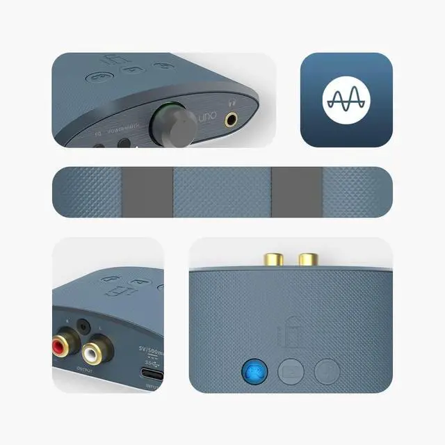 Alt view image 7 of 7 - DAC & Headphone AMP - USB-C Input - Improve Lacklustre Audio - Streaming/Gaming/Music Modes Adjust Sound to Suit You - 32-bit/384kHz/DSD256/MQA - Windows/MAC/Smart Device/Active Speakers