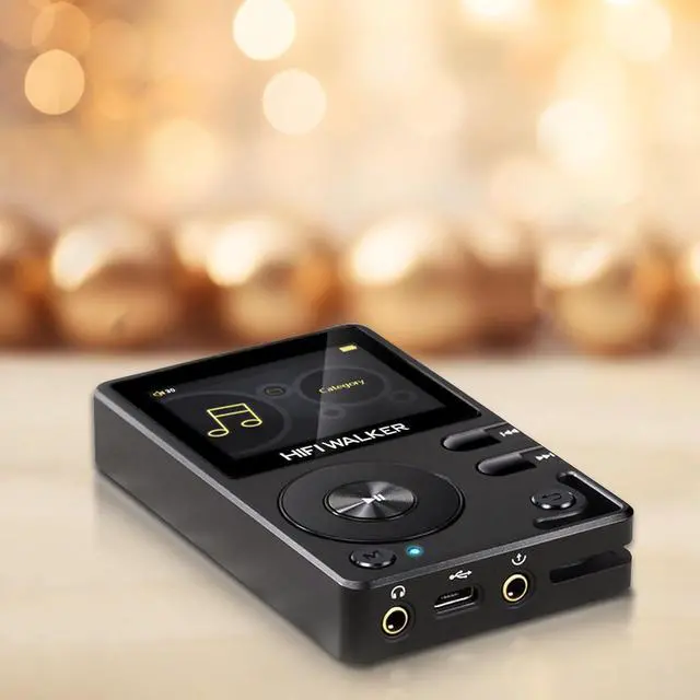 Alt view image 6 of 6 - H2 HiFi MP3 Player with Bluetooth, Lossless DSD DAC Flac, High Resolution Music Player, Portable Audio Player with 64 GB Memory Card, Supports up to 256 GB