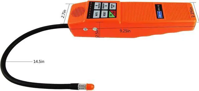 Alt view image 2 of 7 - Elitech CPU-1G HVAC Leak Detector Halogen Gas Tester HVAC Refrigerant AC Sniffer R22 R410A R134A