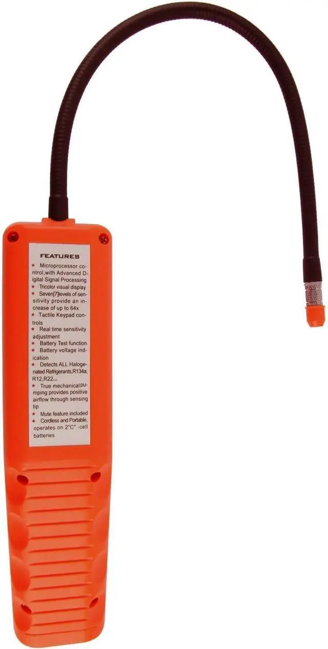 Alt view image 5 of 7 - Elitech CPU-1G HVAC Leak Detector Halogen Gas Tester HVAC Refrigerant AC Sniffer R22 R410A R134A