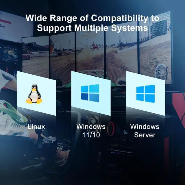 Alt view image 6 of 7 - 10Gbe PCI-e Network Card, AQC113 Controller, 10G Base-T RJ45 Port NIC Card, GiGaPlus 100/1000/2500/10000Mbps Ethernet Card, 10Gb Ethernet Adapter Support Windows10/11/Windows Server/Linux