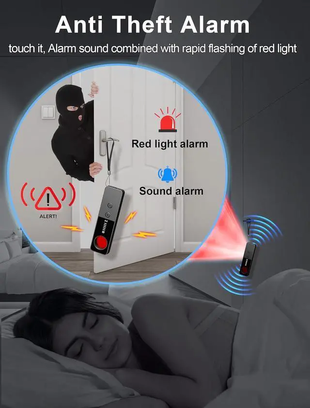 Alt view image 6 of 6 - Hidden Camera Detectors,Hidden Bug&Camera Detectors,GPS Tracker Detector,Finder Hidden Devices&Listening Devices in Travel,Car,Bath,Office,Hotel,Airbnb to Protect Privacy