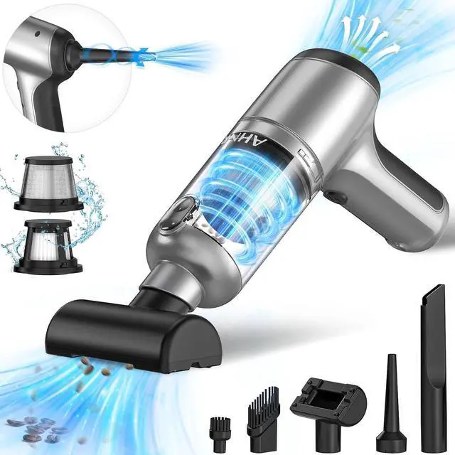 Main image of AHNR Handheld Car Vacuum Cleaner Cordless with Brushless Motor, 20000PA High Power Vacuum Cleaner & Air Duster, 3 in 1 Keyboard Portable Mini Hand Held Vacuums Cleaner for Car Home