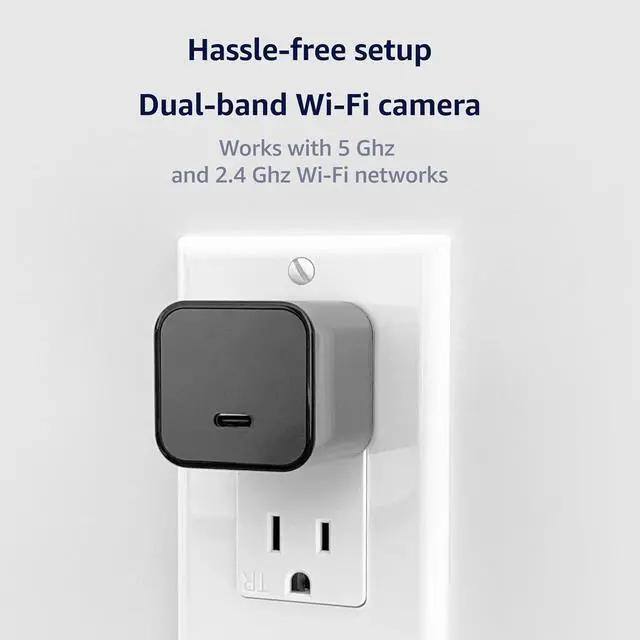 Alt view image 5 of 7 - ALPHA TECH WiFi Smart Camera Charger - Premium HD 1080P - Remote View - 2.4G/5G WiFi - Best Mini Camera for Home, Nanny - Real Time Monitoring - Wide-Angle 160° - iOS Android