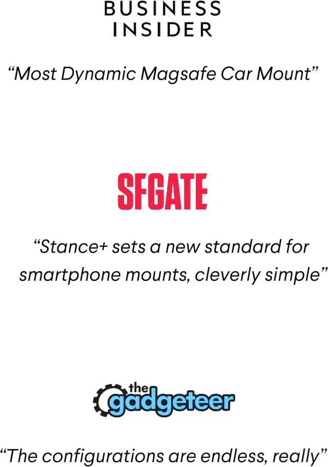 Alt view image 3 of 6 - Kenu Stance+ 10-in-1 MagSafe Super Gadget, Magnetic Tripod Stand, Car Vent+Dash+CD Mount, Finger Holder, Airplane Mount, Selfie Stick, More