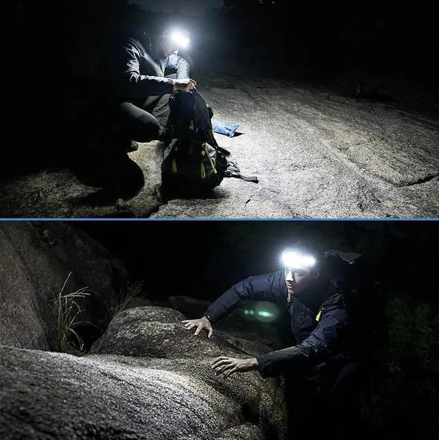 Alt view image 3 of 7 - Orbit 2025 Edition Headlamp  210° Wide Beam + 60° Focus Light, 1020 Lumens, USB-C Rechargeable, IP56 Waterproof, Lightweight LED for Camping, Work, Running, Outdoors  Black -