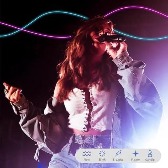 Alt view image 5 of 7 - Led Strip Lights 50ft / 15m Daylight White 6000K Waterproof IP65 Flexible LED Light Strip AC 110-120V Led Lights for Bedroom, Indoor & Outdoor, Power Adapter Included