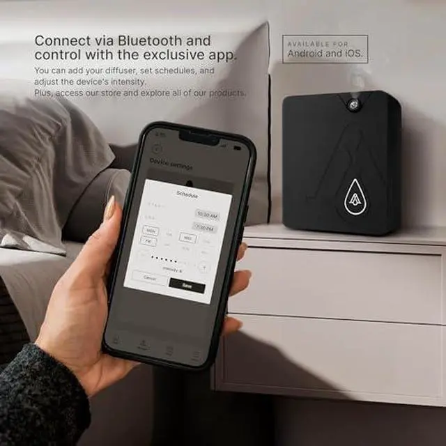Alt view image 6 of 6 - Smart Scent Air Machine for Home, Hotel, Spa, Office Cold Technology, Hotel Collection Diffuser, Waterless Whole House, White
