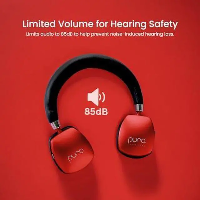 Alt view image 2 of 5 - Puro Sound Labs PuroQuiet Plus Volume Limited On-Ear Active Noise Cancelling Bluetooth Headphones Lightweight Headphones for Kids with Built-in MicrophoneSafer Sound Studio-Grade Quality (Black)