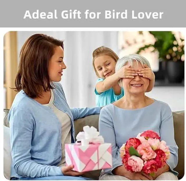 Alt view image 6 of 6 - Smart Bird Feeder with Camera, 2.4G/5G WiFi, 2.5K Video Birds Feeder with Solar Panel, AI Identify, Live View, Capture Bird Video, Instant Arrival Alerts, Ideal Gift for Father's Day