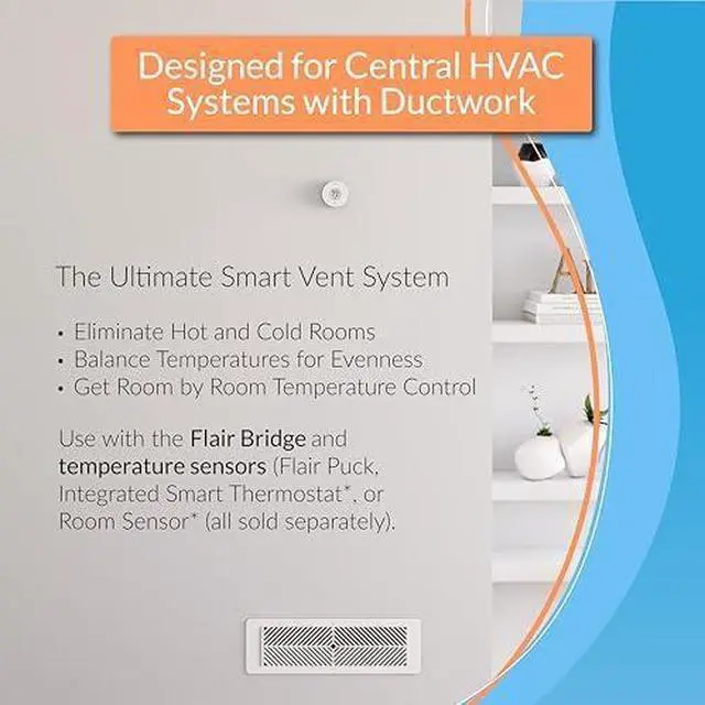 Main image of Smart Vent 6x12 (White), AC Vent Cover for Floors, Walls and Ceilings.