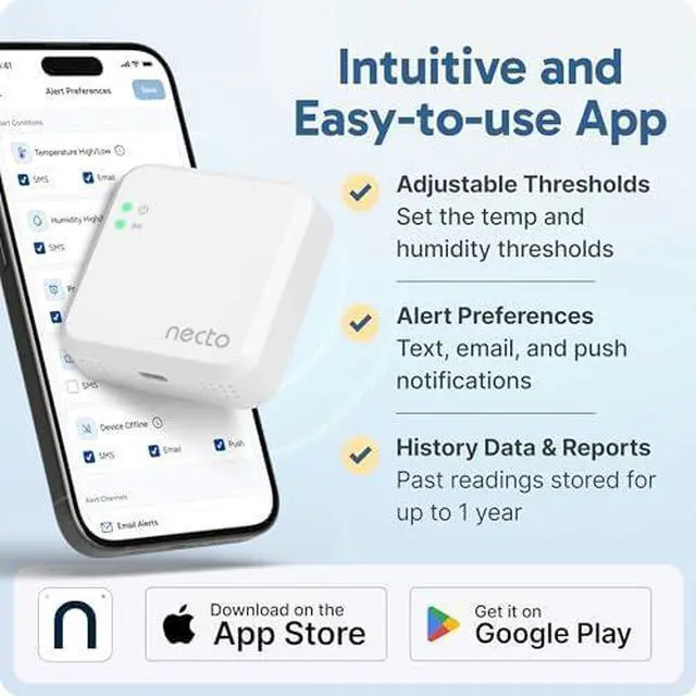 Alt view image 4 of 6 - Cellular Temperature Monitor- RV Pet Safety Temp Monitoring System. Remote Power Outage & Humidity Sensor with App Alerts for Car, Camper, Home & Server Room. (2 Year Subscription Included)