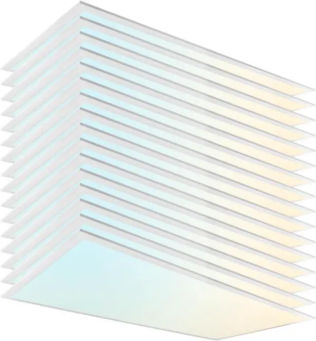 Main image of 2x4 FT LED Light Flat Panel, 40/50/60W, Color Temperature Selectable 3K | 4K | 5K, Dimmable Recessed Drop Ceiling Lights, 5000/6250/7500 Lumens, Lay xture Ofce (2X4 FT LED 16 Pack)