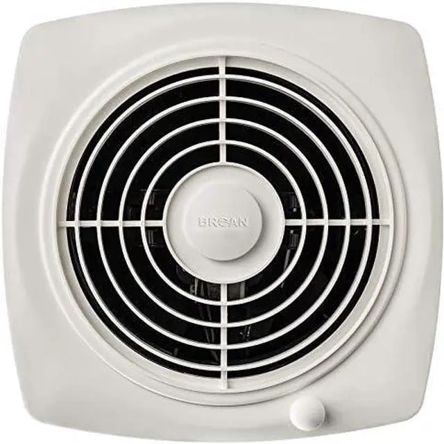 Main image of 509S Through-the-Wall Ventilation Fan, White Cover, On/Off Switch, 200 CFM, 8.5 Sones, 8"