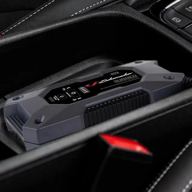 Alt view image 7 of 7 - Schumacher Electric 1250A Rugged Lithium Car Battery Jump Starter and Portable Power Pack/Jump Box, 3-in-1 Solution, 2.4A USB Charging, for 12V Power Sport, Automotive, and Marine Batteries, SL1648