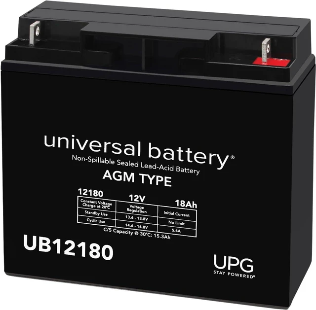 Main image of Universal Power Group 12V 18AH Champion Generator 9000 7000 Rechargeable Battery