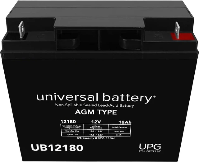 Alt view image 4 of 6 - Universal Power Group 12V 18AH Champion Generator 9000 7000 Rechargeable Battery