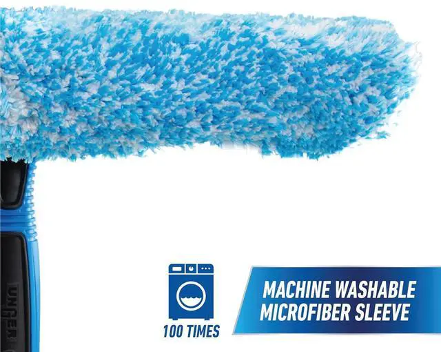 Alt view image 3 of 7 - Professional Connect and Clean Total Pro Cleaning Kit, All-in-One Household Window Washing with Streak-Free Results, Includes 12 Squeegee, 14 Scrubber Washer, Telescopic Pole Extends Up to 6