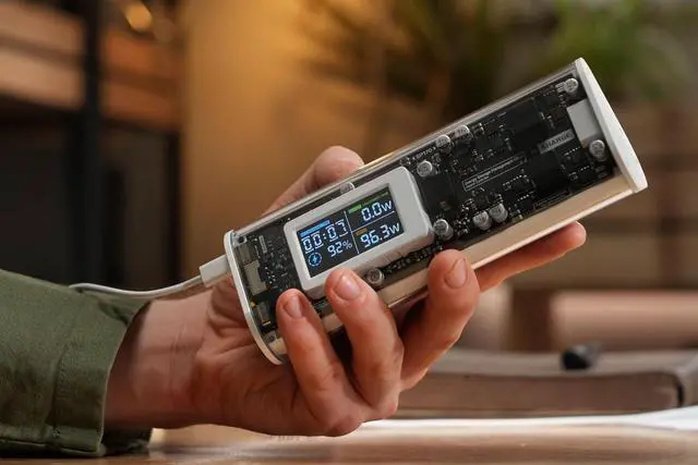 Alt view image 7 of 7 - EK 170 Power Bank, 170W Total 24,000mAh High Capacity Portable Charger with Smart Display, IP66 140W PD3.1 Battery Pack for Laptop iPhone 17/16/15 Galaxy Google Pixel MacBook, Steam Deck