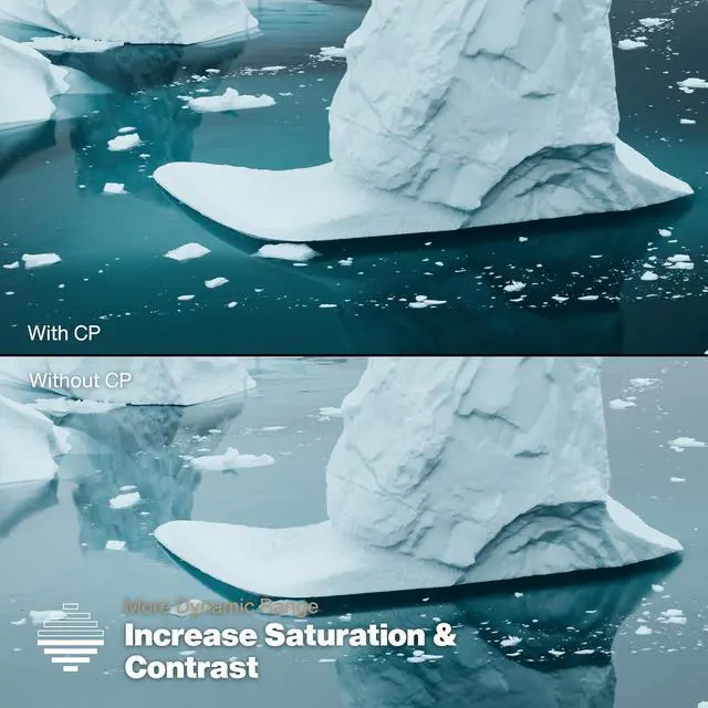 Alt view image 3 of 7 - - Circular Polarizer (CP) Filter - 82mm  Premium CinemaSeries Glass, Anti-Reflective Coating, Ultra-Durable Aluminum Frame  Professional Lens Filter for DSLR & Mirrorless Cameras