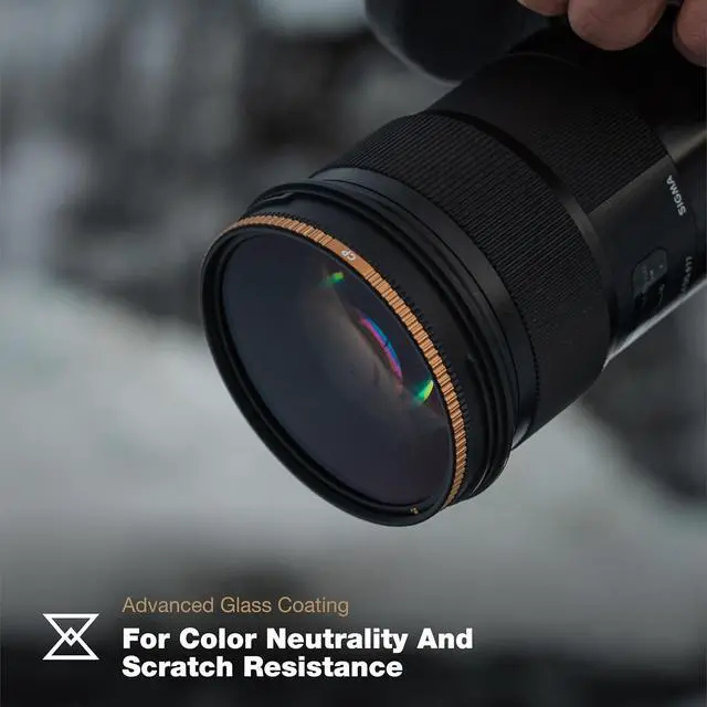 Alt view image 4 of 7 - - Circular Polarizer (CP) Filter - 82mm  Premium CinemaSeries Glass, Anti-Reflective Coating, Ultra-Durable Aluminum Frame  Professional Lens Filter for DSLR & Mirrorless Cameras