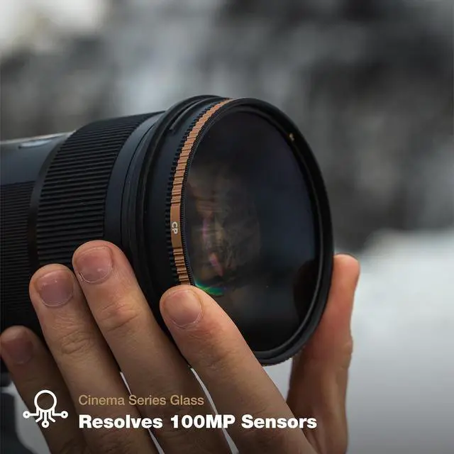 Alt view image 6 of 7 - - Circular Polarizer (CP) Filter - 82mm  Premium CinemaSeries Glass, Anti-Reflective Coating, Ultra-Durable Aluminum Frame  Professional Lens Filter for DSLR & Mirrorless Cameras