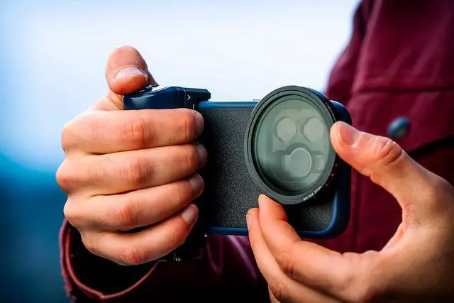 Alt view image 2 of 4 - CPL (Circular Polarizer) Filter Compatible only with  Sherpa iPhone Series Cases & Genius Rig Cage