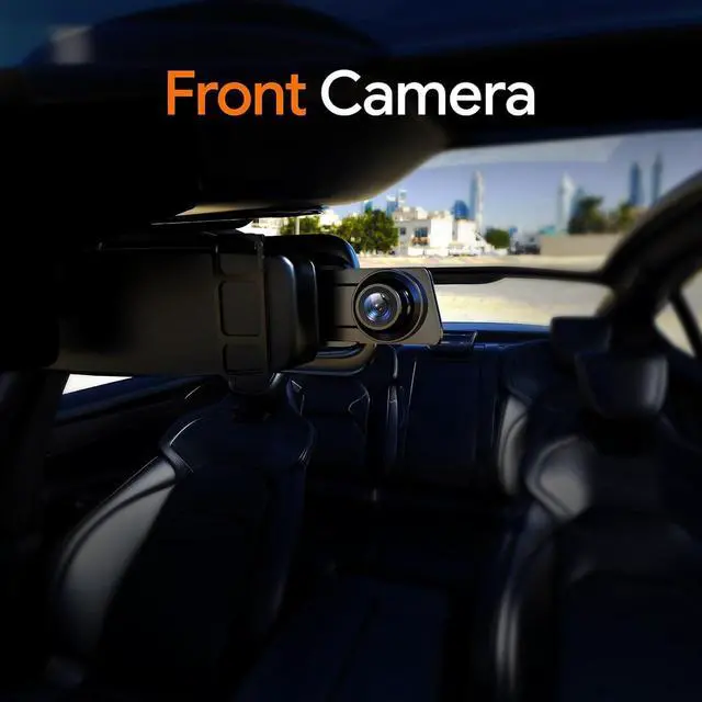 Alt view image 4 of 7 - Aprilboy 3 Channel Mirror Dash Camera for Cars, 10" Triple Rear View Mirror with Front 4K/3K, Inside and Rear 1080P with WiFi, G-Sensor, Night Vision, Reverse Assist, Parking Monitoring