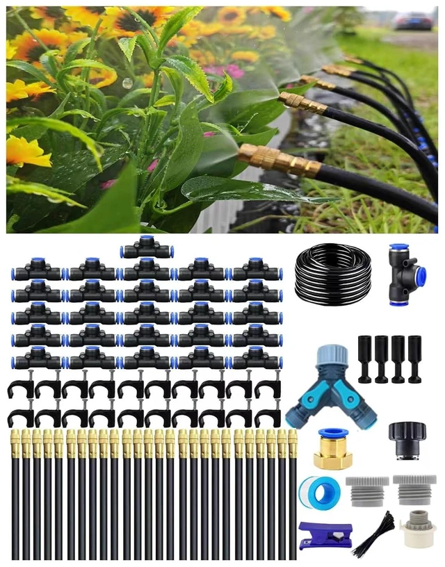 Main image of 360° Adjustable Drip Irrigation Sprinkler Kit for Garden
