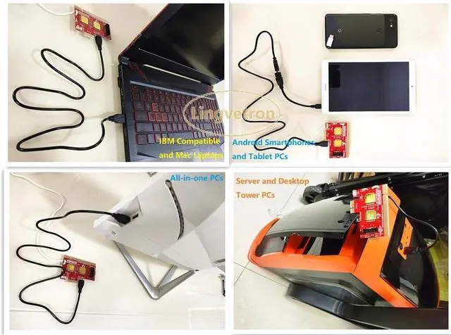 Alt view image 2 of 7 - New V8 PCIe USB Post Test Card Motherboard Diagnostic Tester Kit Unique USB Diagnosis for PC Laptop Server All in One Mini PC Mac Android Phone Tablet Computer Analyzer Multi Ports Support