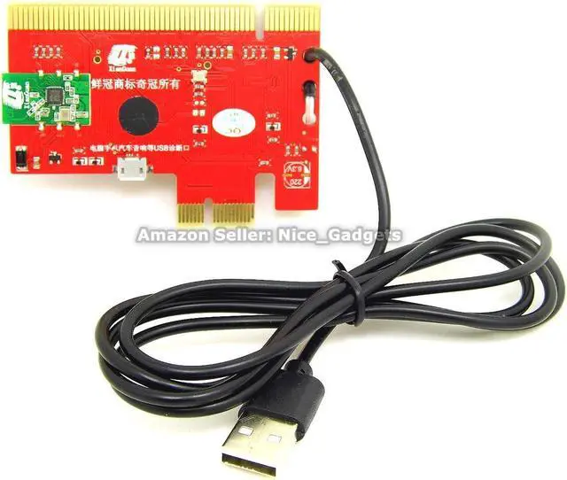 Alt view image 4 of 7 - New V8 PCIe USB Post Test Card Motherboard Diagnostic Tester Kit Unique USB Diagnosis for PC Laptop Server All in One Mini PC Mac Android Phone Tablet Computer Analyzer Multi Ports Support
