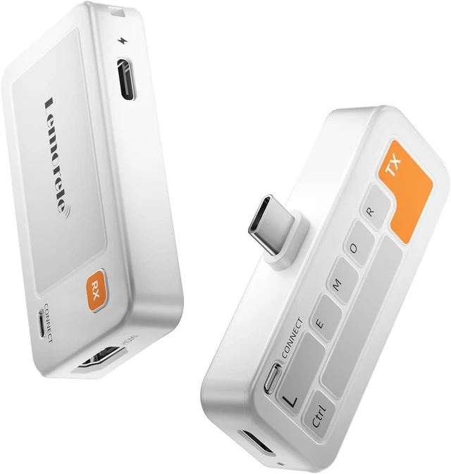 Main image of Wireless USB-C Transmitter & HDMI Receiver Kit - Plug and Play, 5G 1080P@60Hz, 50M/164FT Low Latency Extender for USB-C DP Alt Mode Devices to Monitor, Projector, TV