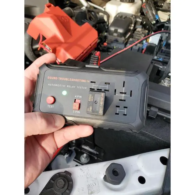 Alt view image 4 of 6 - Automotive Relay Tester - 4 & 5 Pin 12V Auto Diagnostic Tool, Small Handheld DIY Car Tester with Battery Clips, Relay Testing Kit, Electrical Systems Tool | Patented