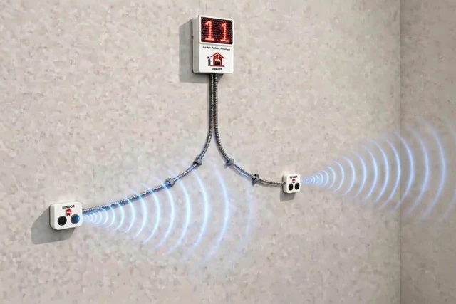Main image of Garage Parking Assistant with Sensor, Parking Stopper, No Laser