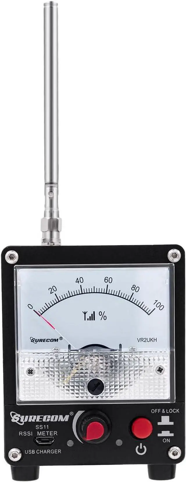 Alt view image 2 of 7 - Surecom SS11 Portable Field Strength Power Test Meter RF Signal Strength Test Meter with Antenna