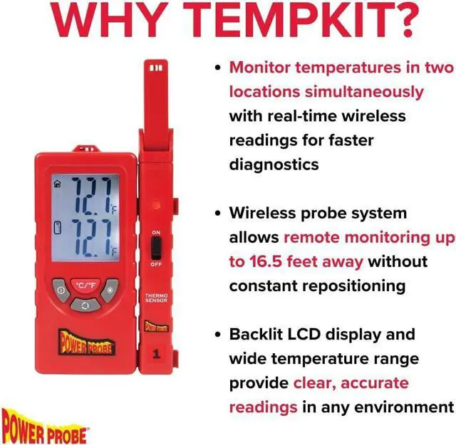 Alt view image 3 of 6 - Dual-Zone Temperature Probe Kit (TEMPKIT)